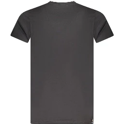 Black Cotton Men's T-Shirt