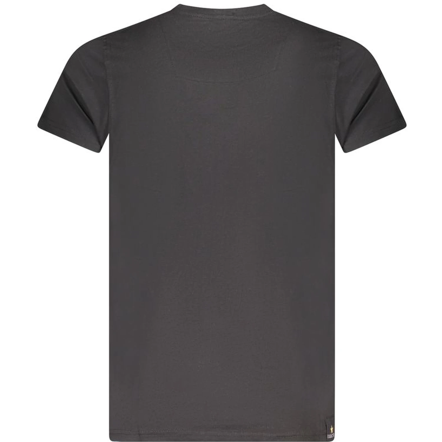 Black Cotton Men's T-Shirt