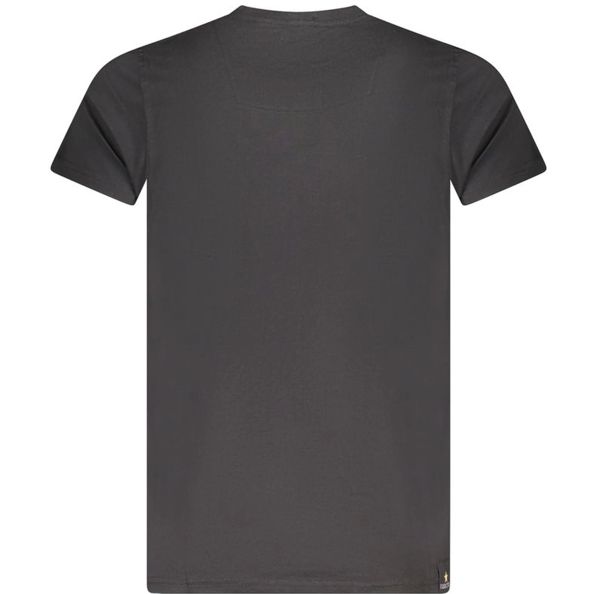 Black Cotton Men's T-Shirt