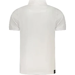 White Cotton Men's Polo Shirt