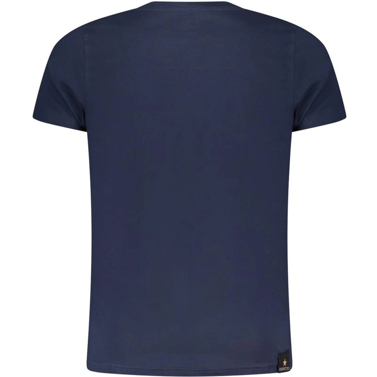 Blu Cotton Men T-Shirt