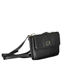 Black Polyester Handbag