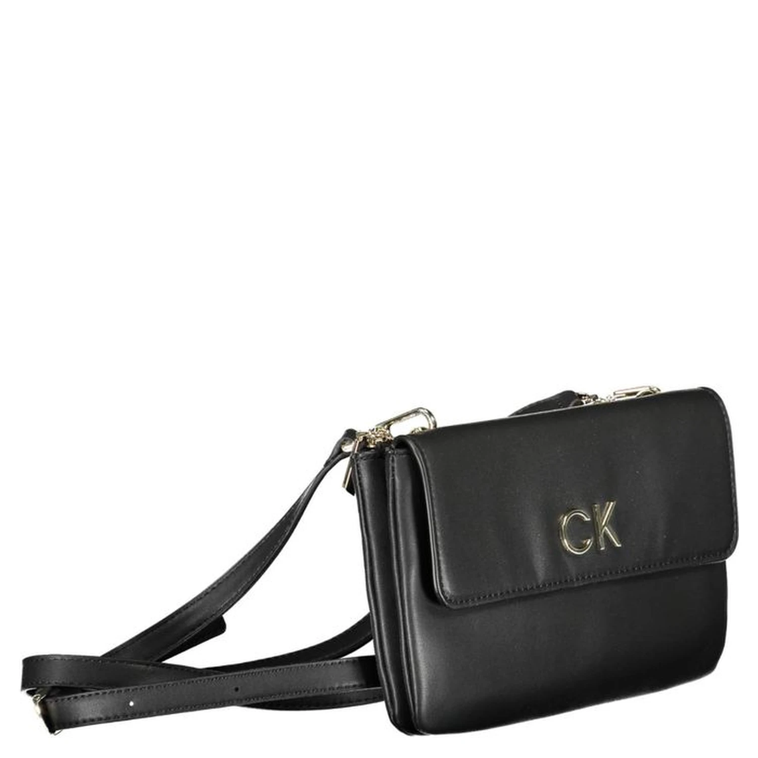 Black Polyester Handbag