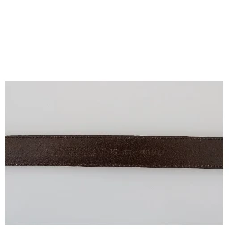 Blue Perforated Leather Gray Buckle Belt