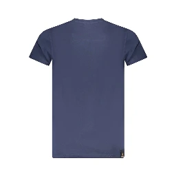 "Blu Cotton Men T-Shirt"