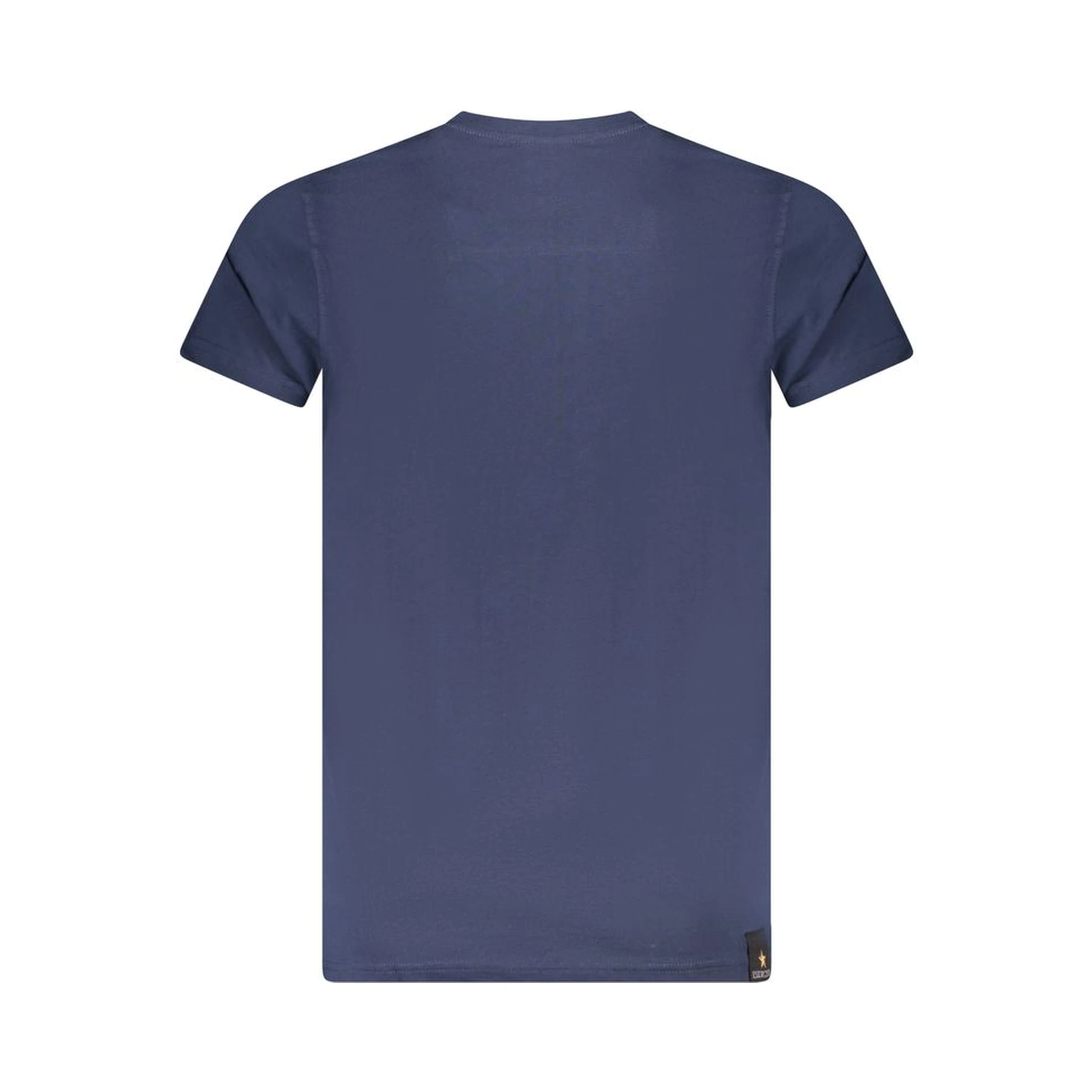 "Blu Cotton Men T-Shirt"