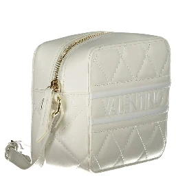 Bianco Polyurethane Women Shoulder Bag
