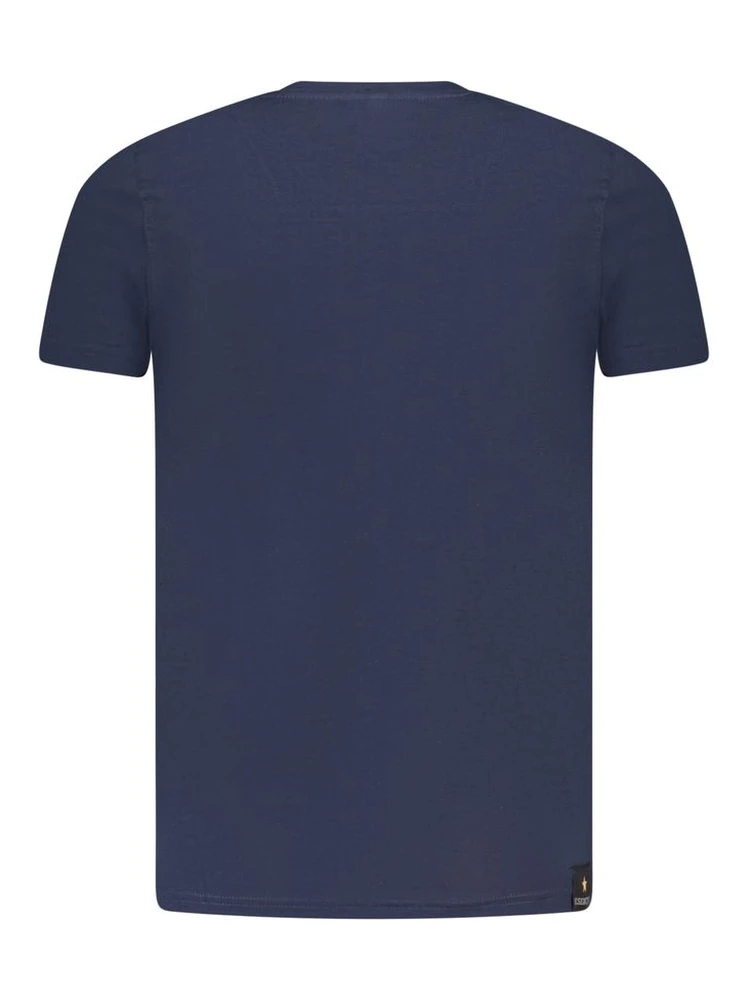 Blue Cotton Men's T-Shirt alternative