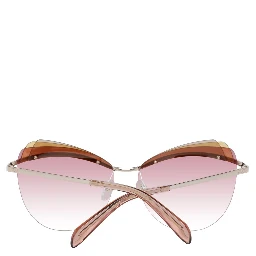 Gold Metal & Plastic Sunglasses