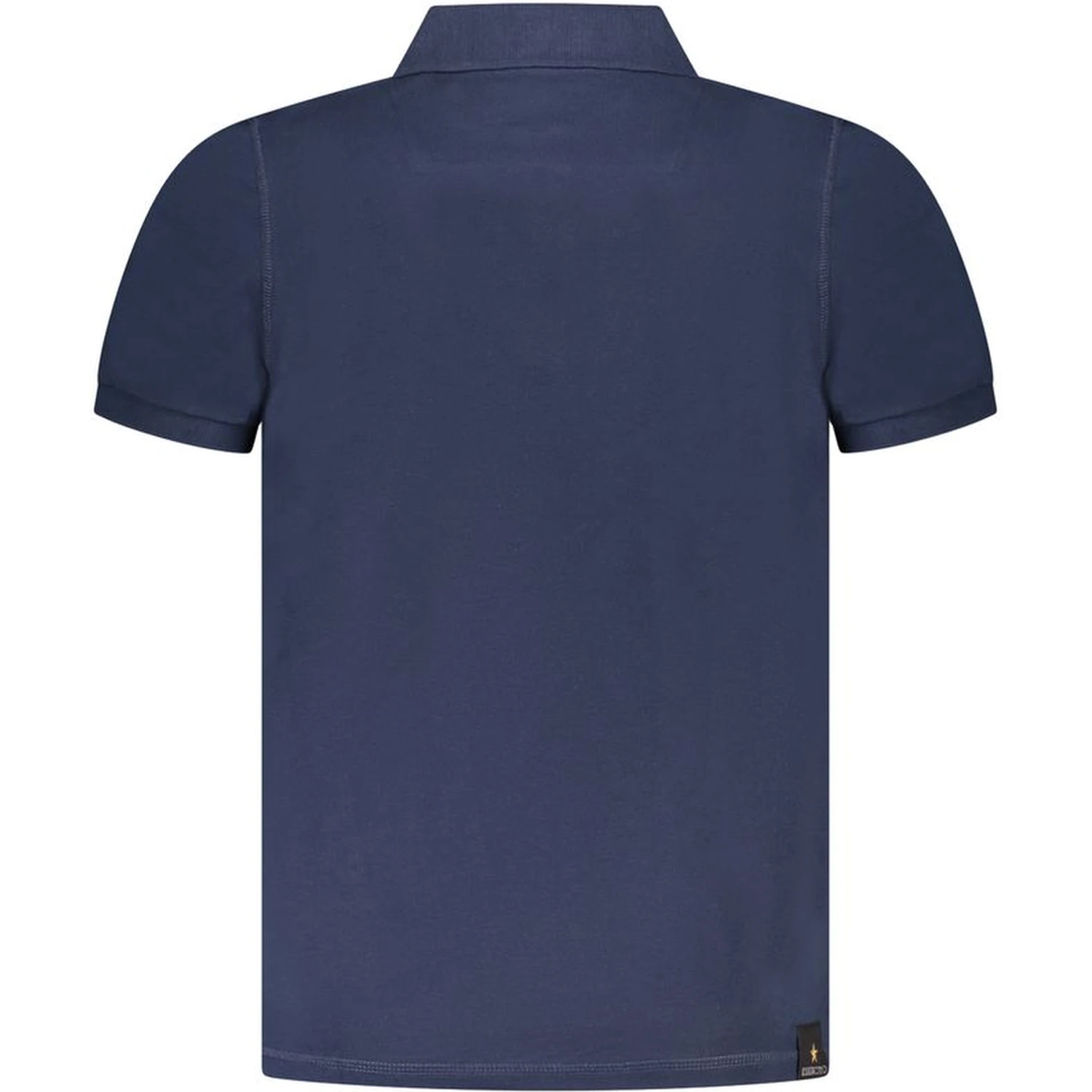 Blue Cotton Mens Polo Shirt