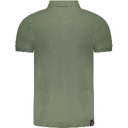 Green Cotton Polo Shirt
