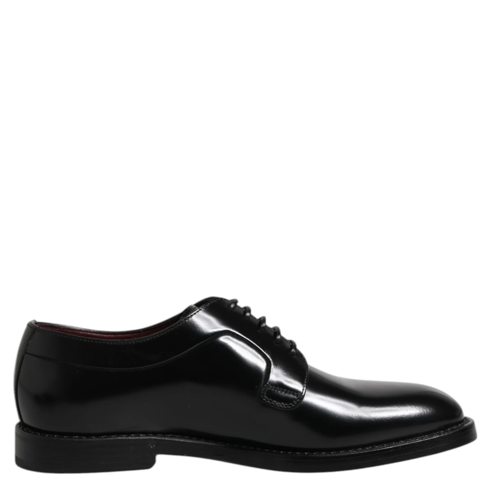 Black Leather Lace Up Derby Dress Formal Shoes