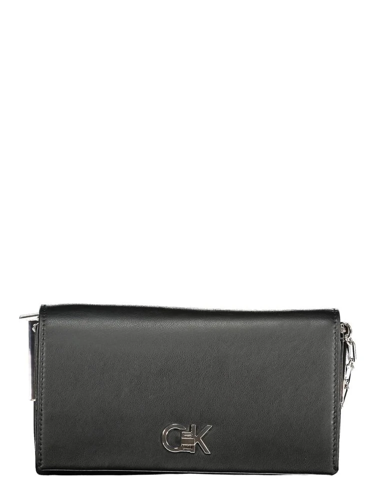 Black Polyester Handbag