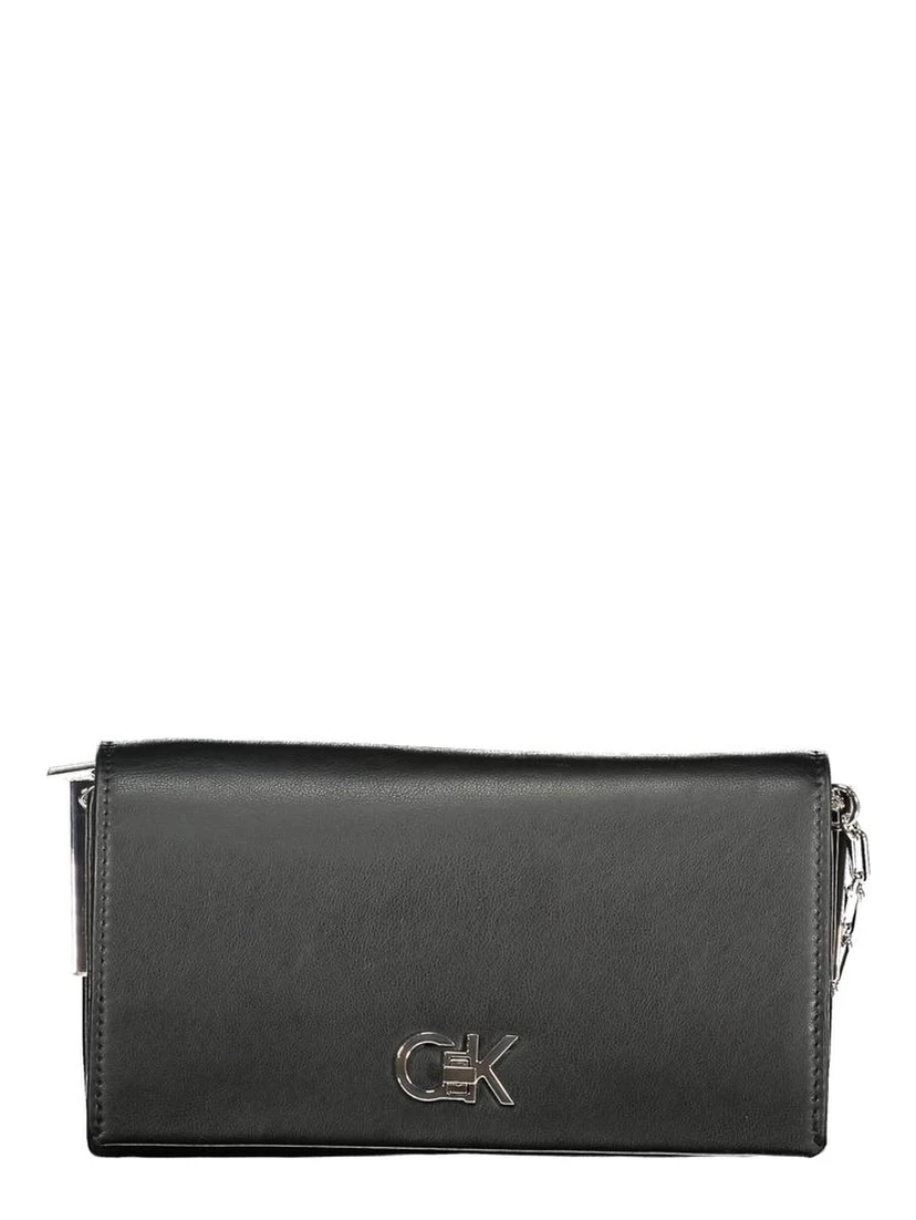 Black Polyester Handbag