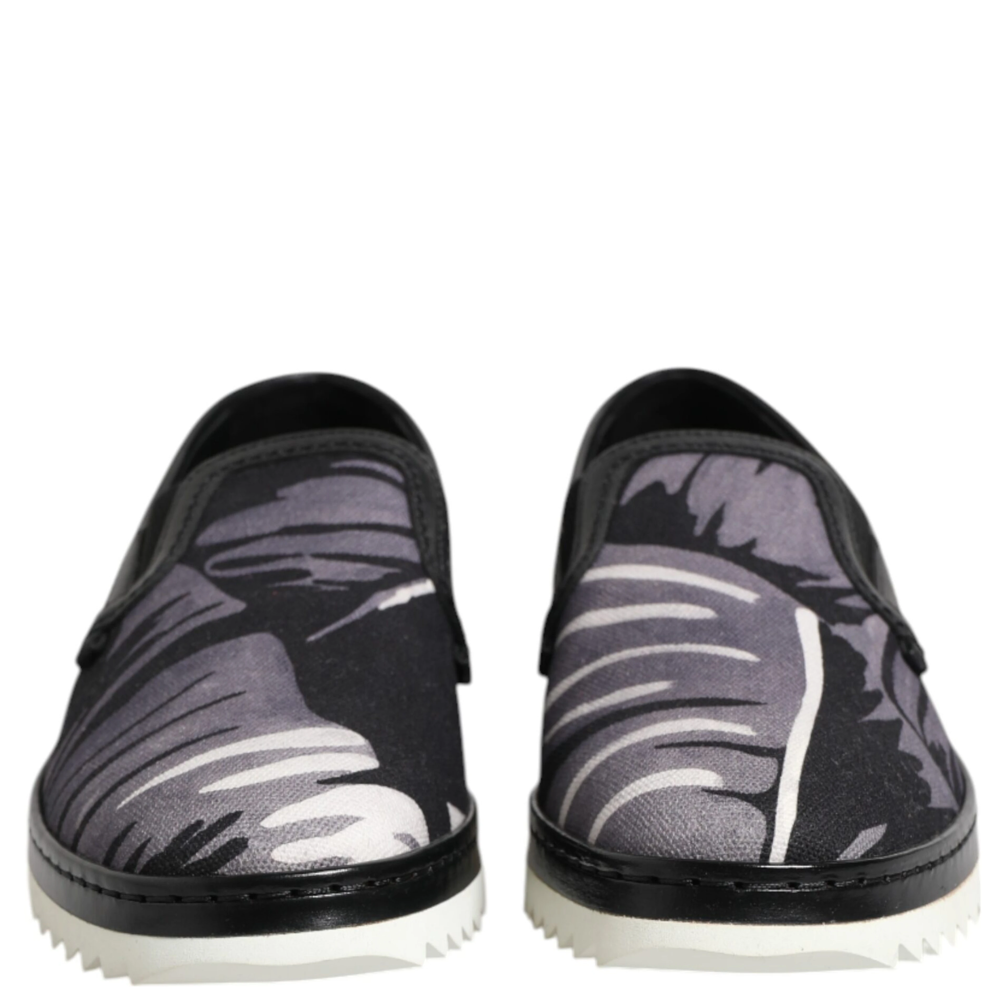 Black Tropical Slip On Men Sneakers Shoes