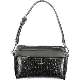 Black Polyester Handbag