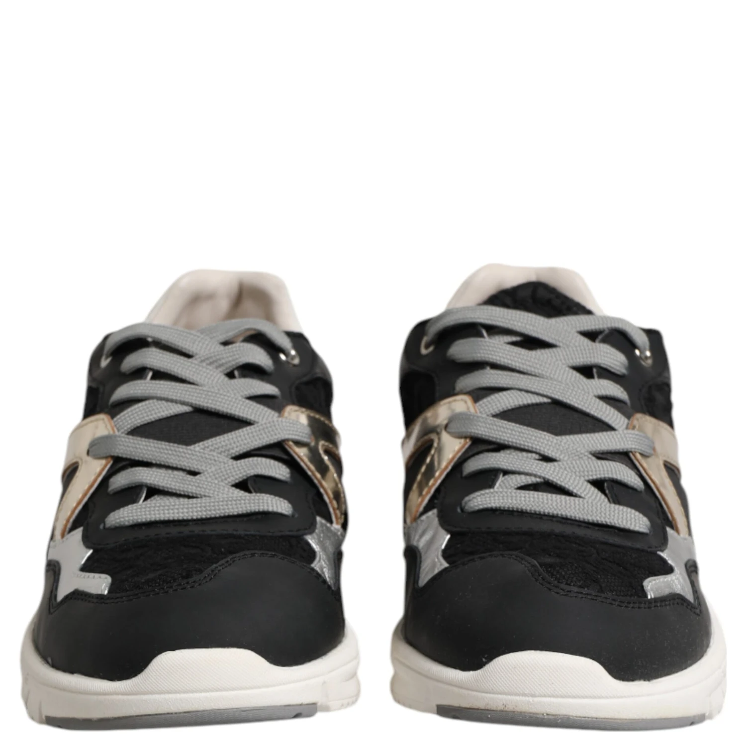 Multicolor Leather Suede Low Top Sneaker Shoes