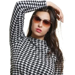 Gold Metal & Plastic Sunglasses