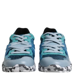 Multicolor Lace Up Low Top Men Sneakers Shoes