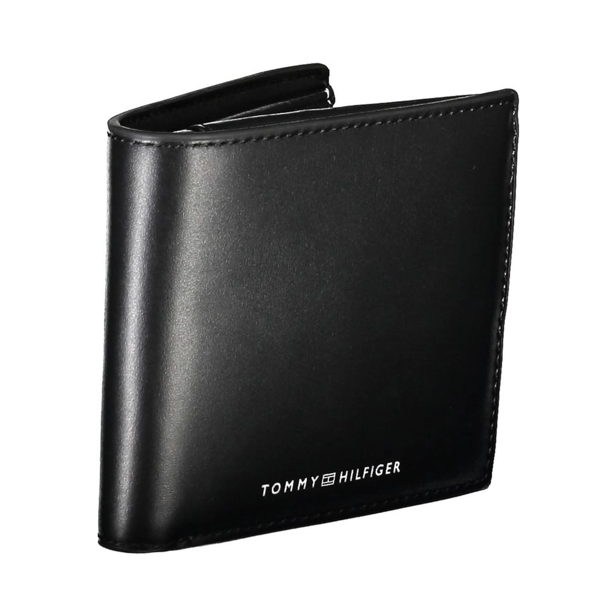 محفظة جلدية سوداء