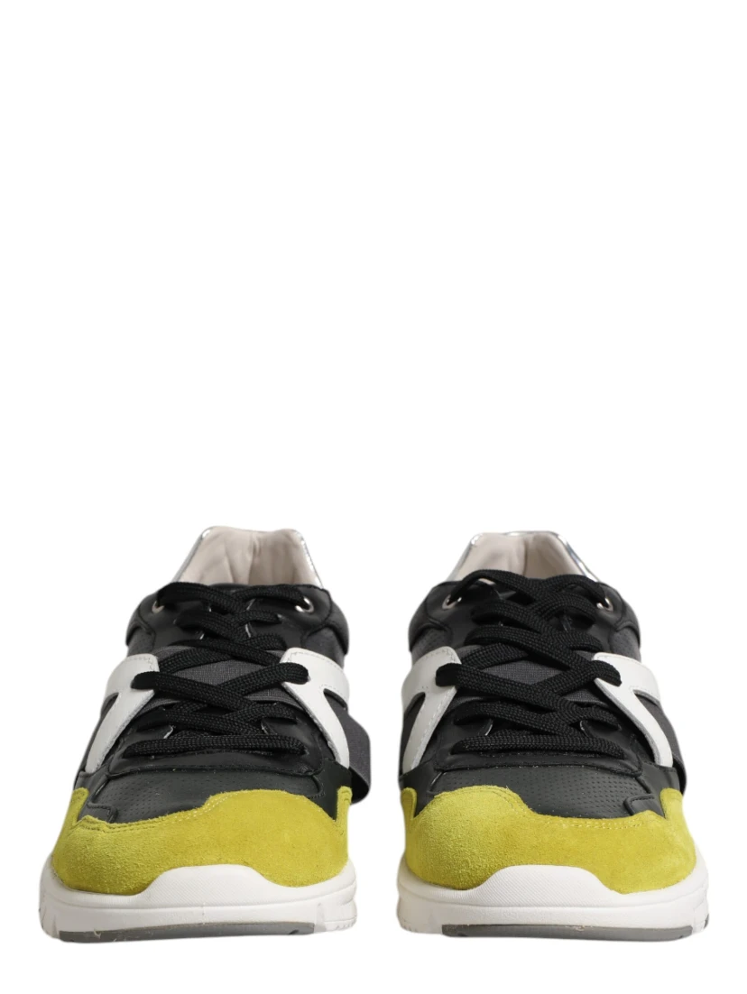 Multicolor Lace Up Low Top Men Sneakers Shoes