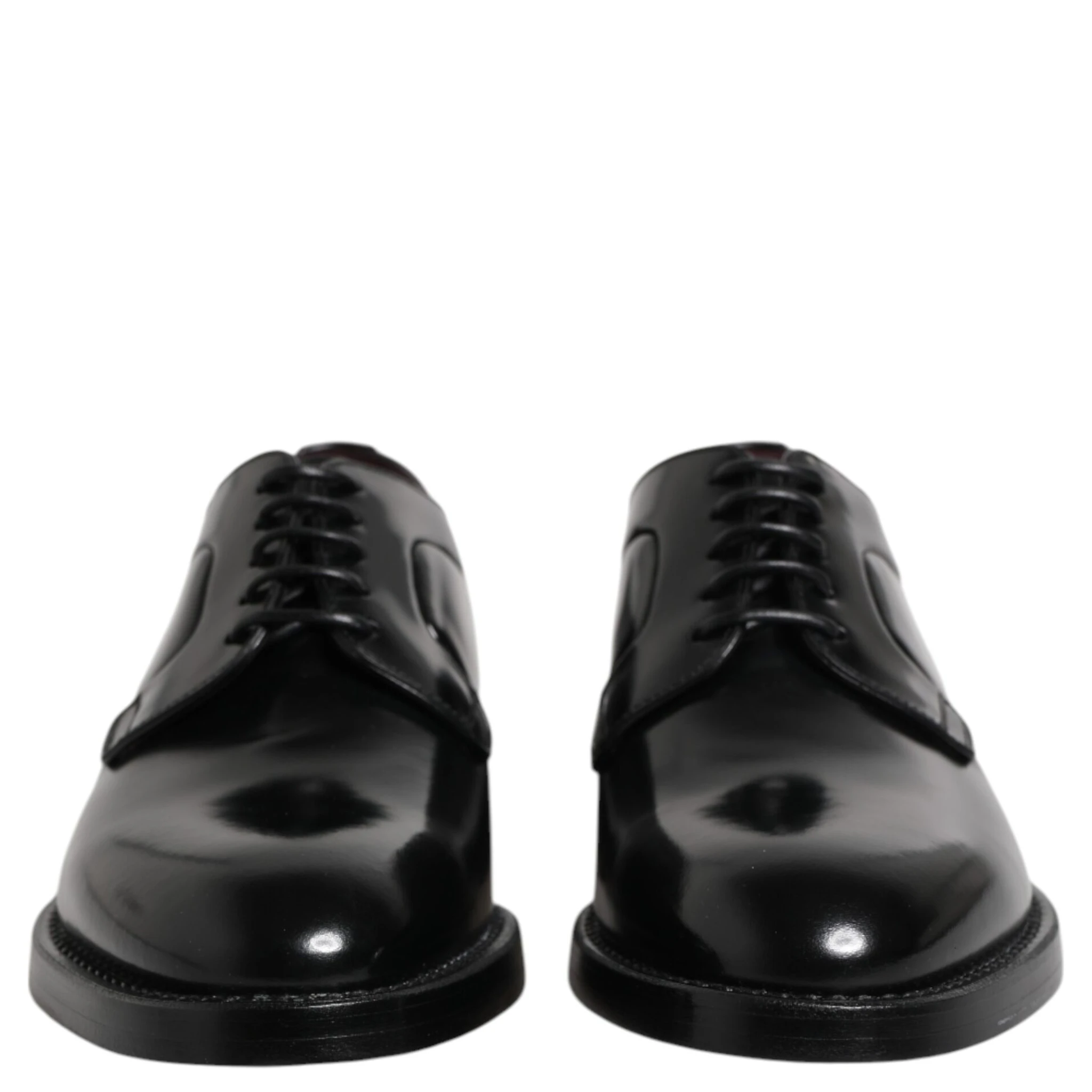 Black Leather Lace Up Derby Dress Formal Shoes
