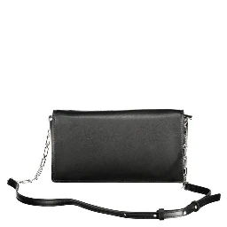 Black Polyester Handbag