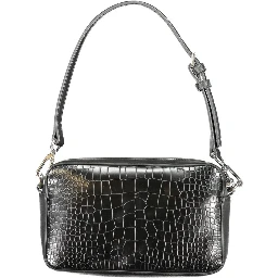 Black Polyester Handbag