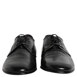 Black Leather Lace Up Derby Dress Formal Shoes