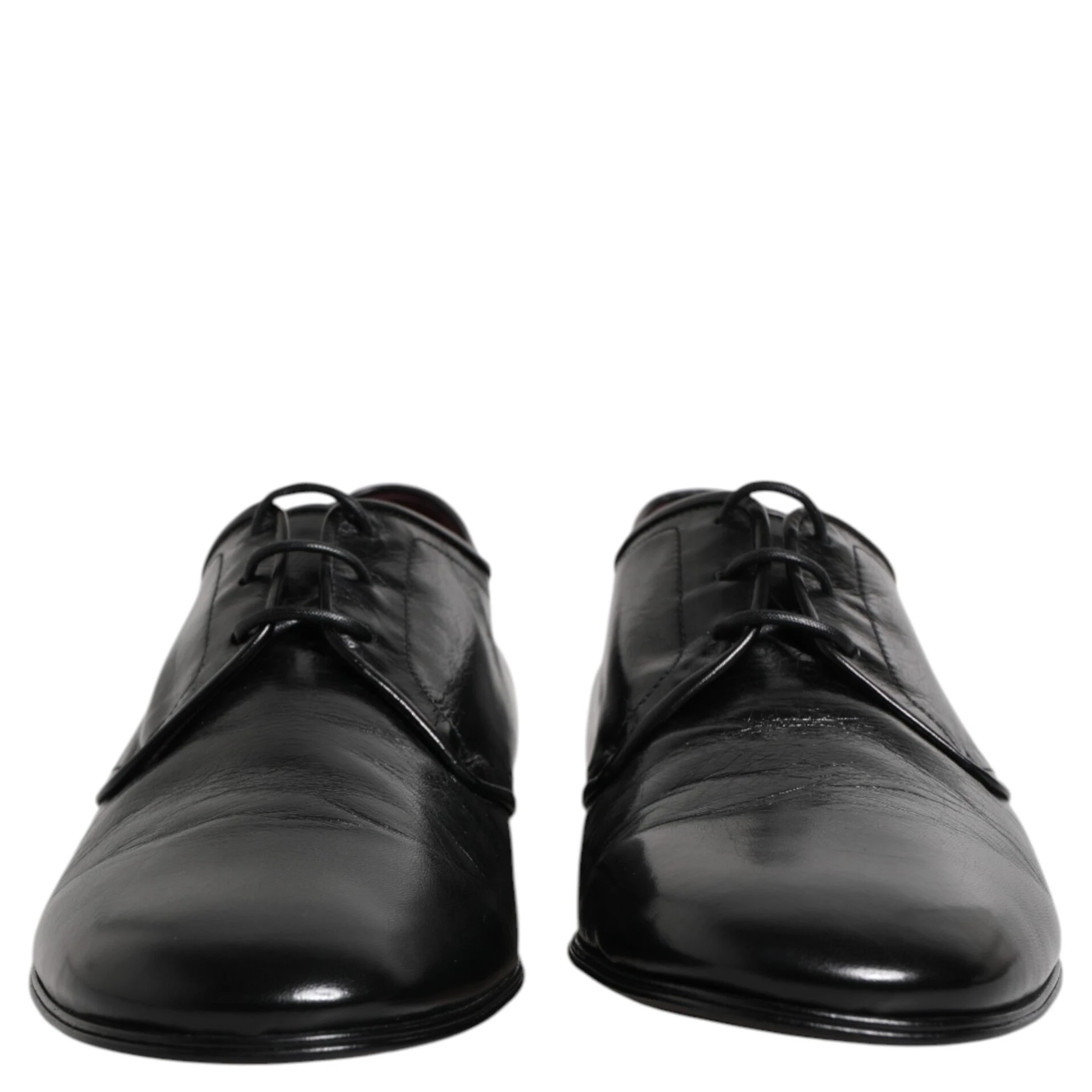 Black Leather Lace Up Derby Dress Formal Shoes