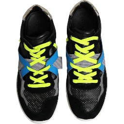 Multicolor Lace Up Low Top Men Sneakers Shoes