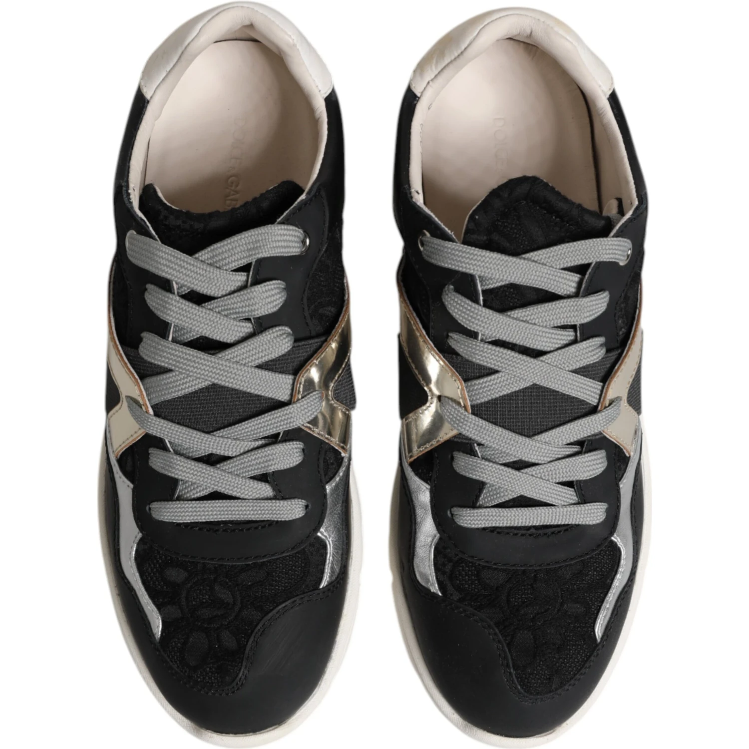 Multicolor Leather Suede Low Top Sneaker Shoes