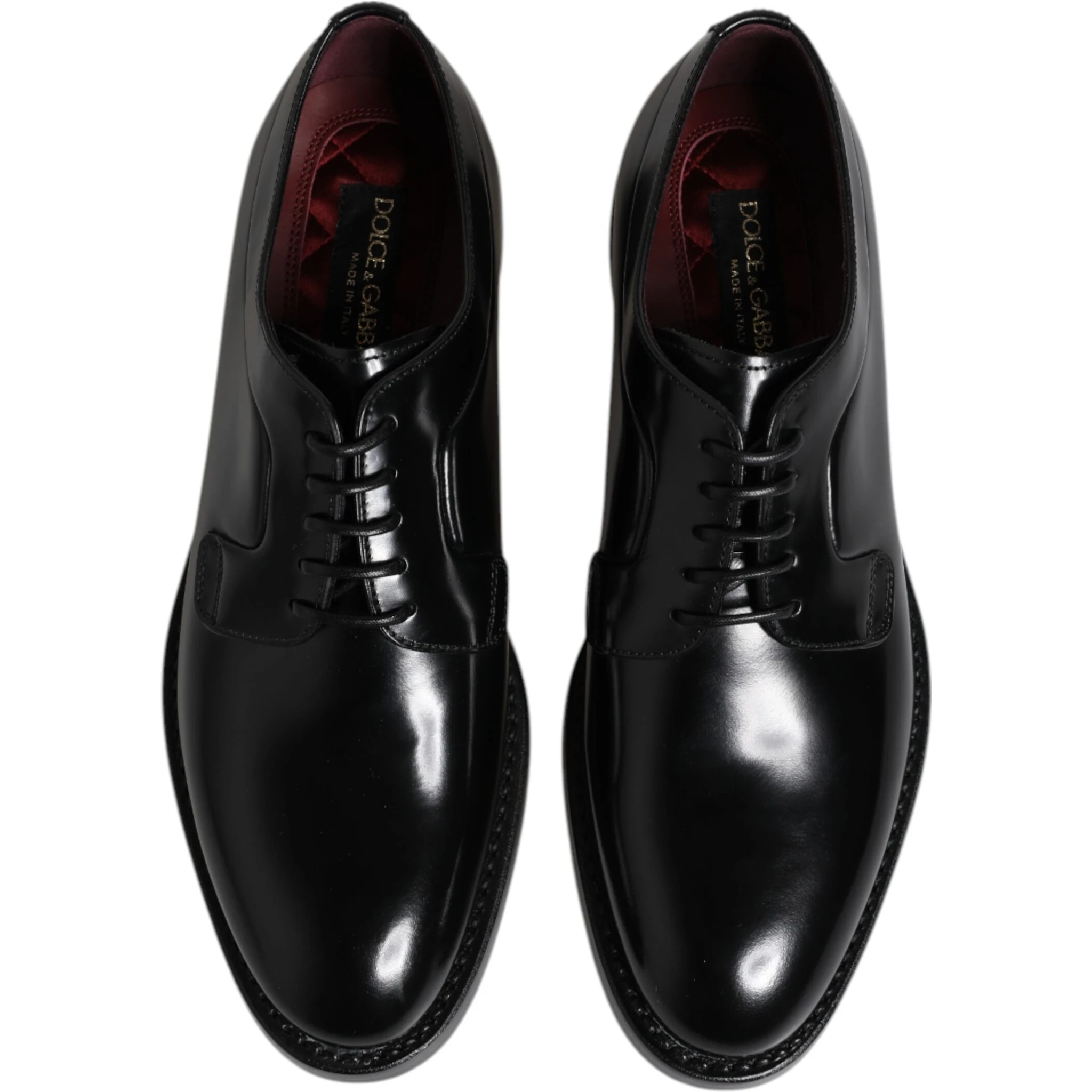 Black Leather Lace Up Derby Dress Formal Shoes