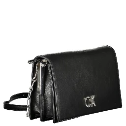 Black Polyester Handbag