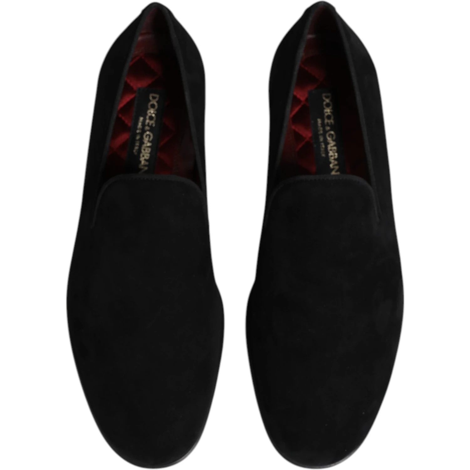 Black Suede Slip On Loafers Formal Shoes