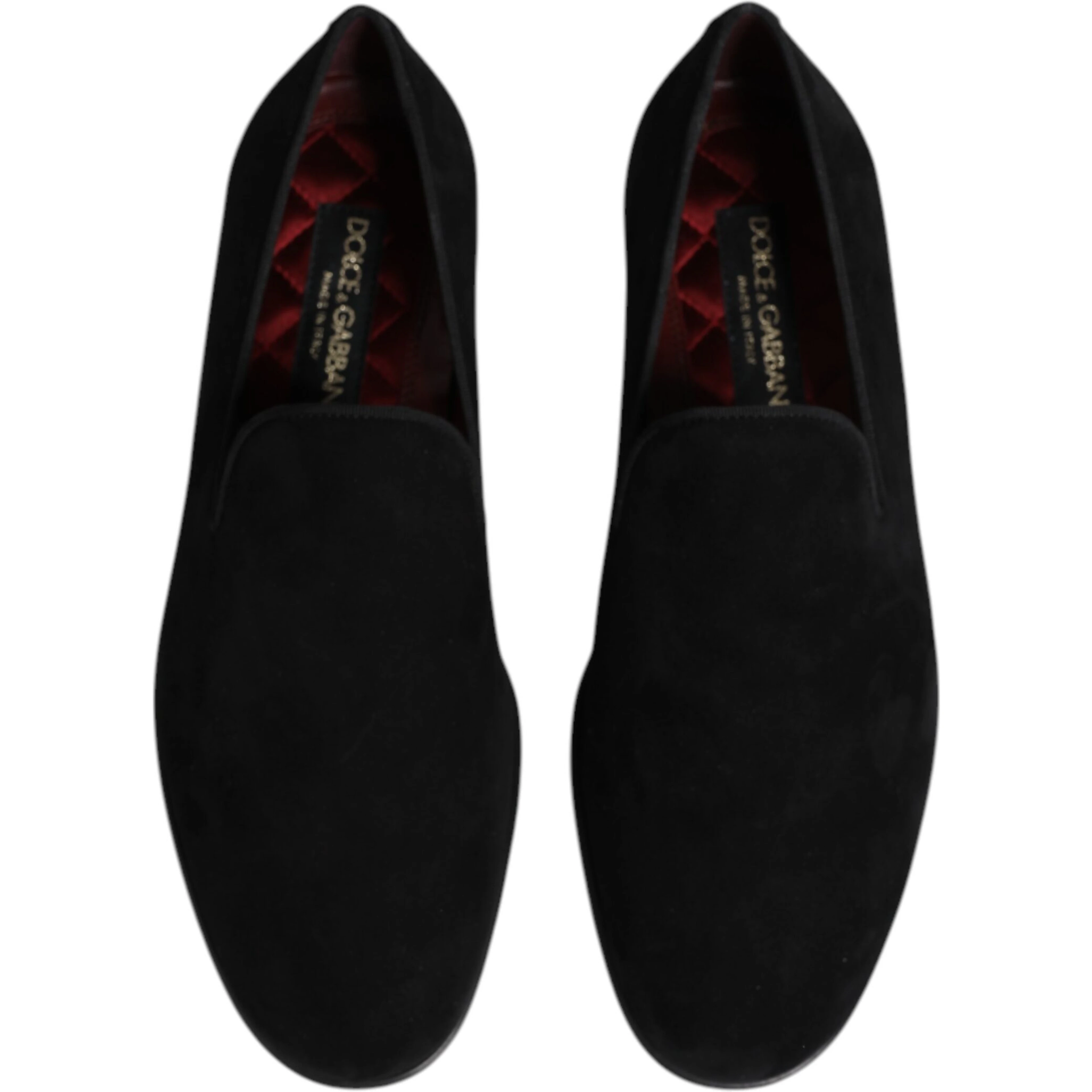 Black Suede Slip On Loafers Formal Shoes