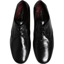 Black Leather Lace Up Derby Dress Formal Shoes