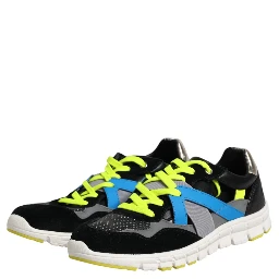 Multicolor Lace Up Low Top Men Sneakers Shoes