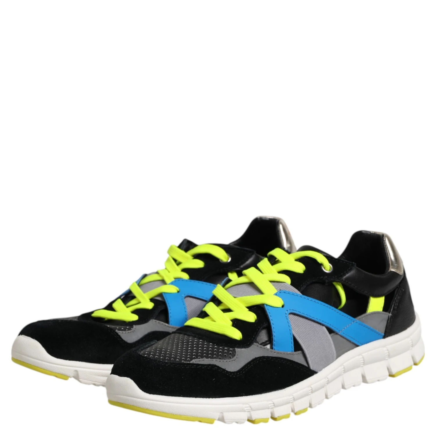Multicolor Lace Up Low Top Men Sneakers Shoes