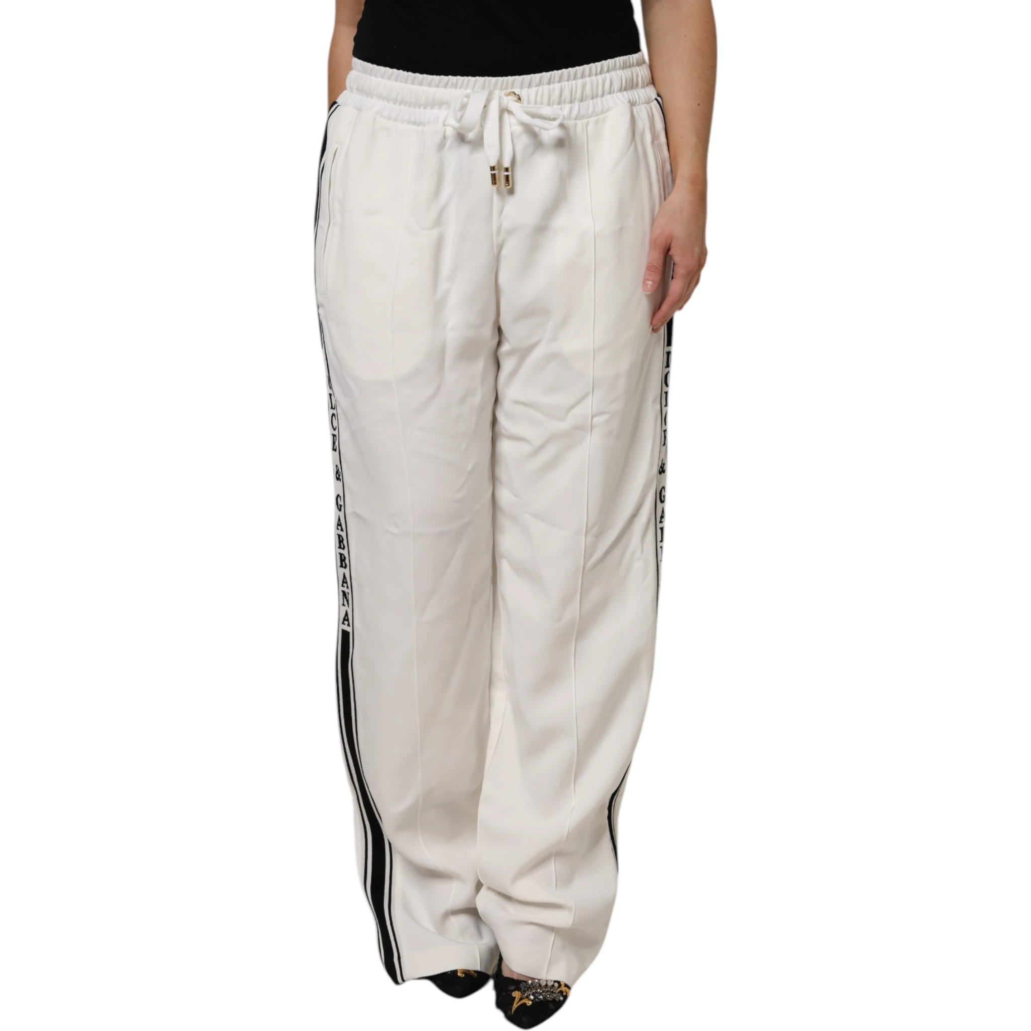 White Jogger Sweatpants Pants