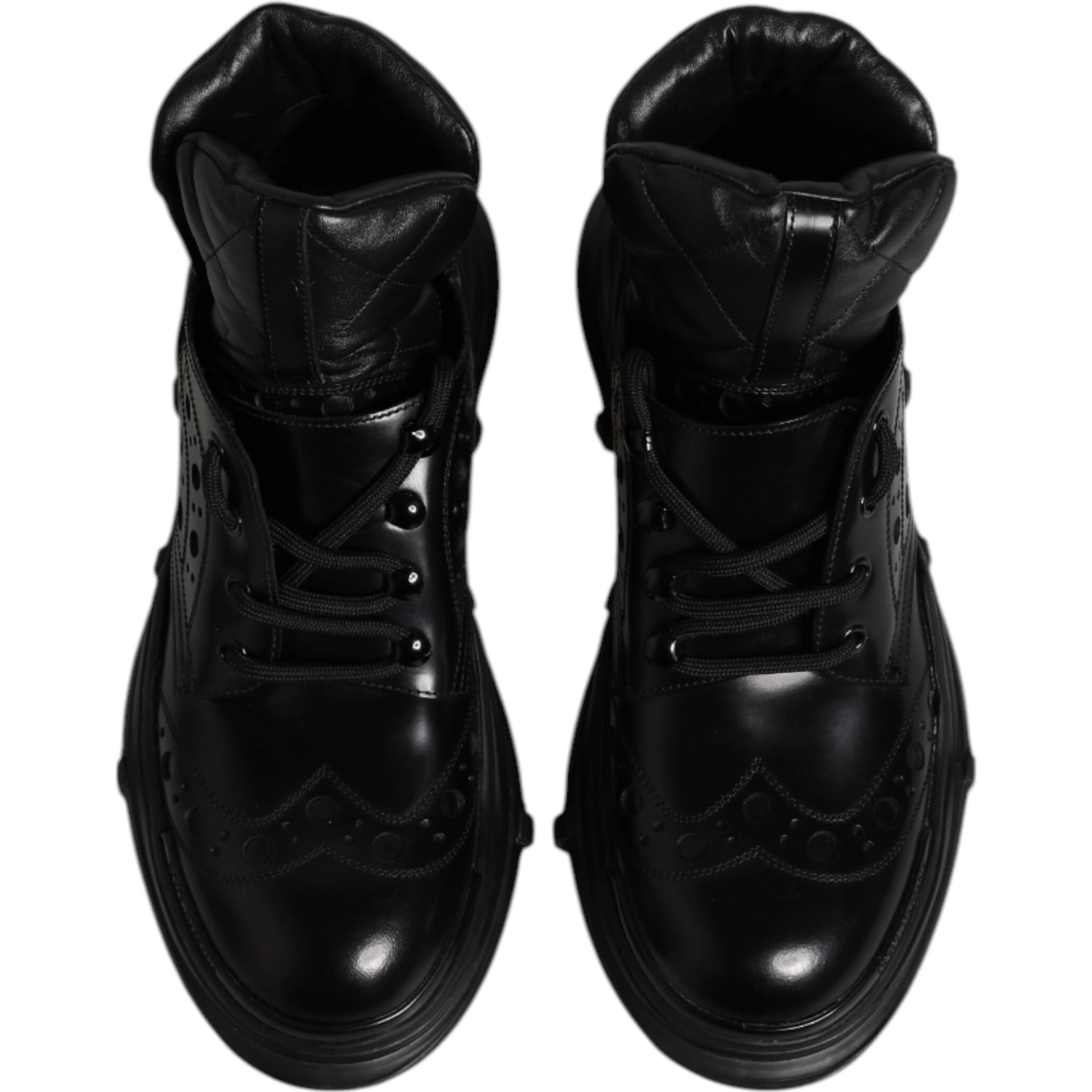 Black Leather Casual Mens Ankle Boots Shoes