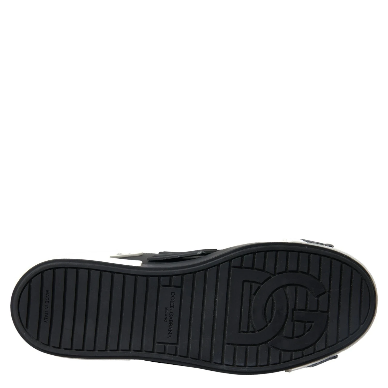Black Leather Low Top Sneakers Portofino Shoes