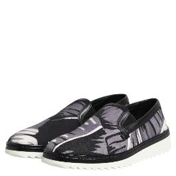 Black Tropical Slip On Men Sneakers Shoes