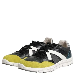 Multicolor Lace Up Low Top Men Sneakers Shoes