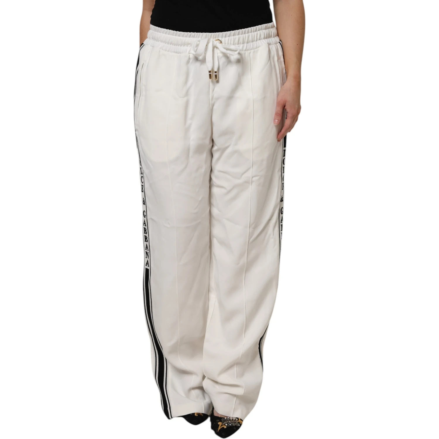White Jogger Sweatpants Pants