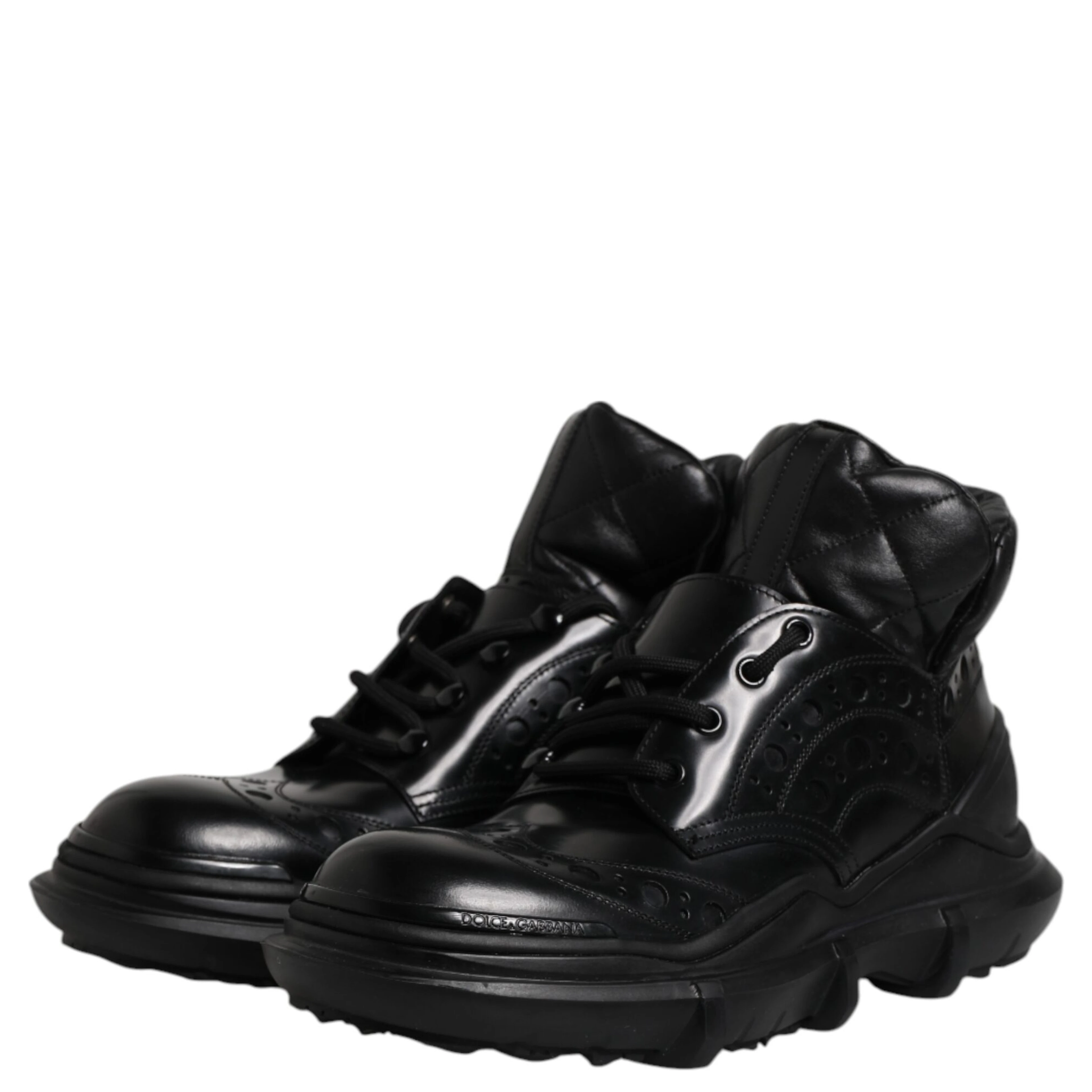 Black Leather Casual Mens Ankle Boots Shoes