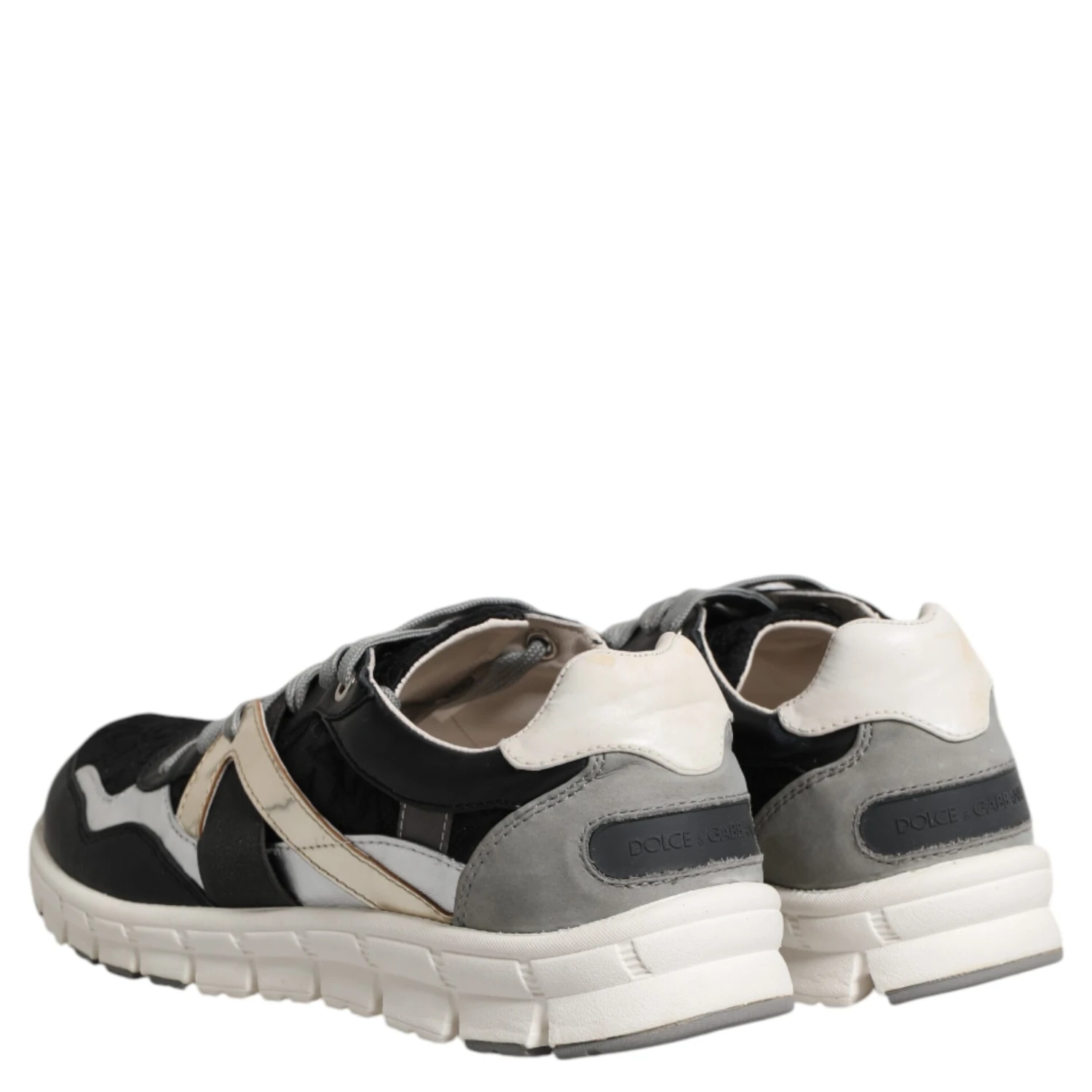 Multicolor Leather Suede Low Top Sneaker Shoes