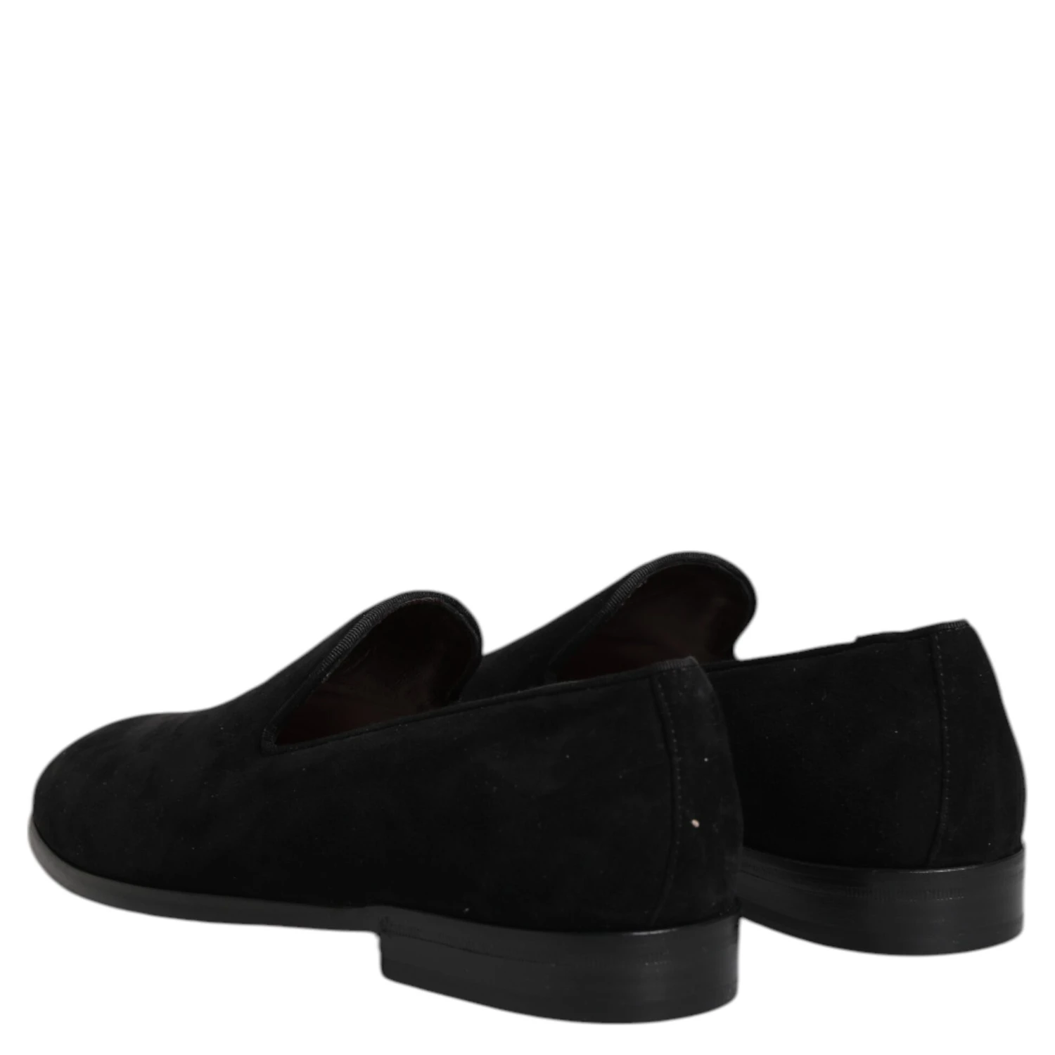 Black Suede Slip On Loafers Formal Shoes