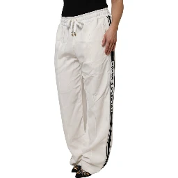 White Jogger Sweatpants Pants