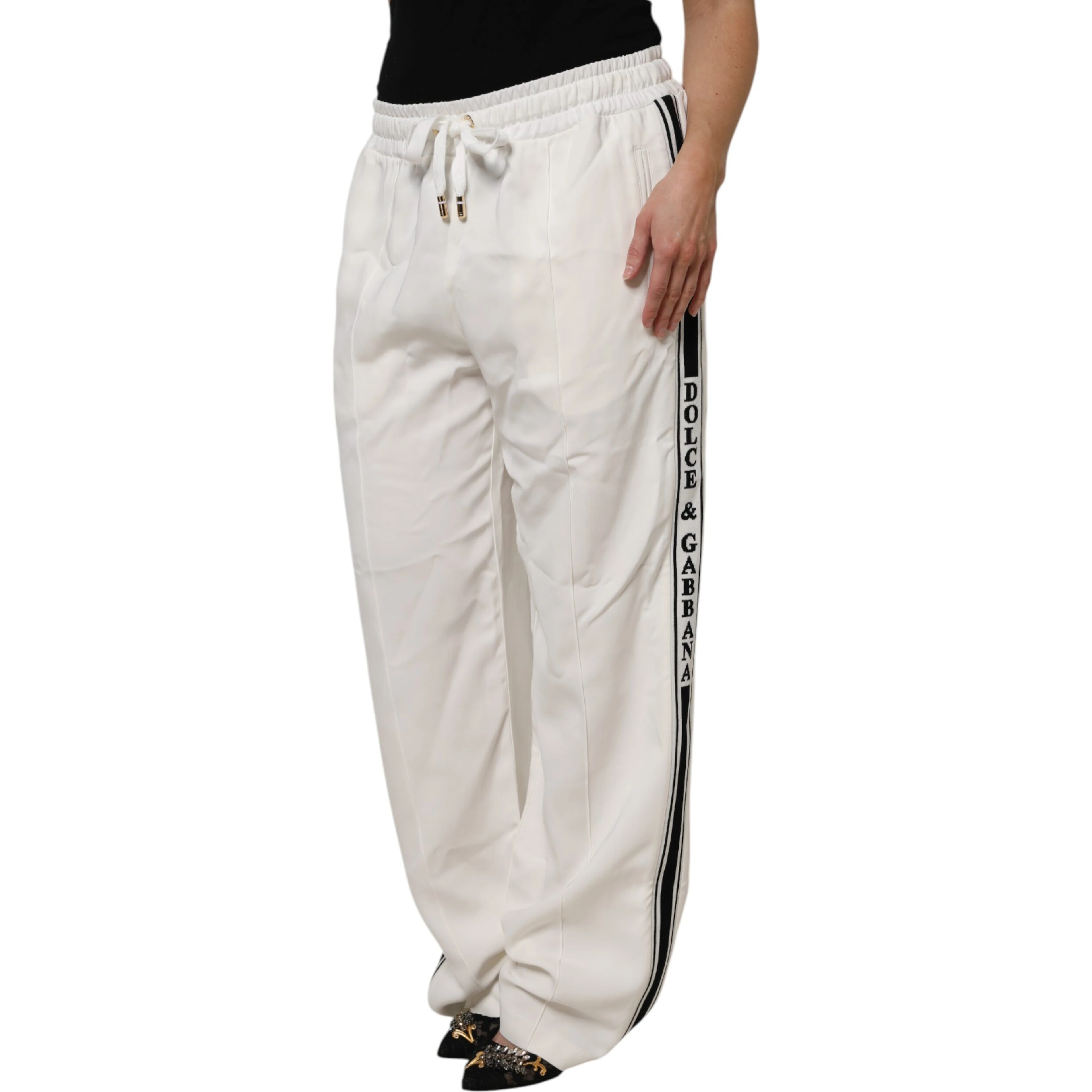 White Jogger Sweatpants Pants